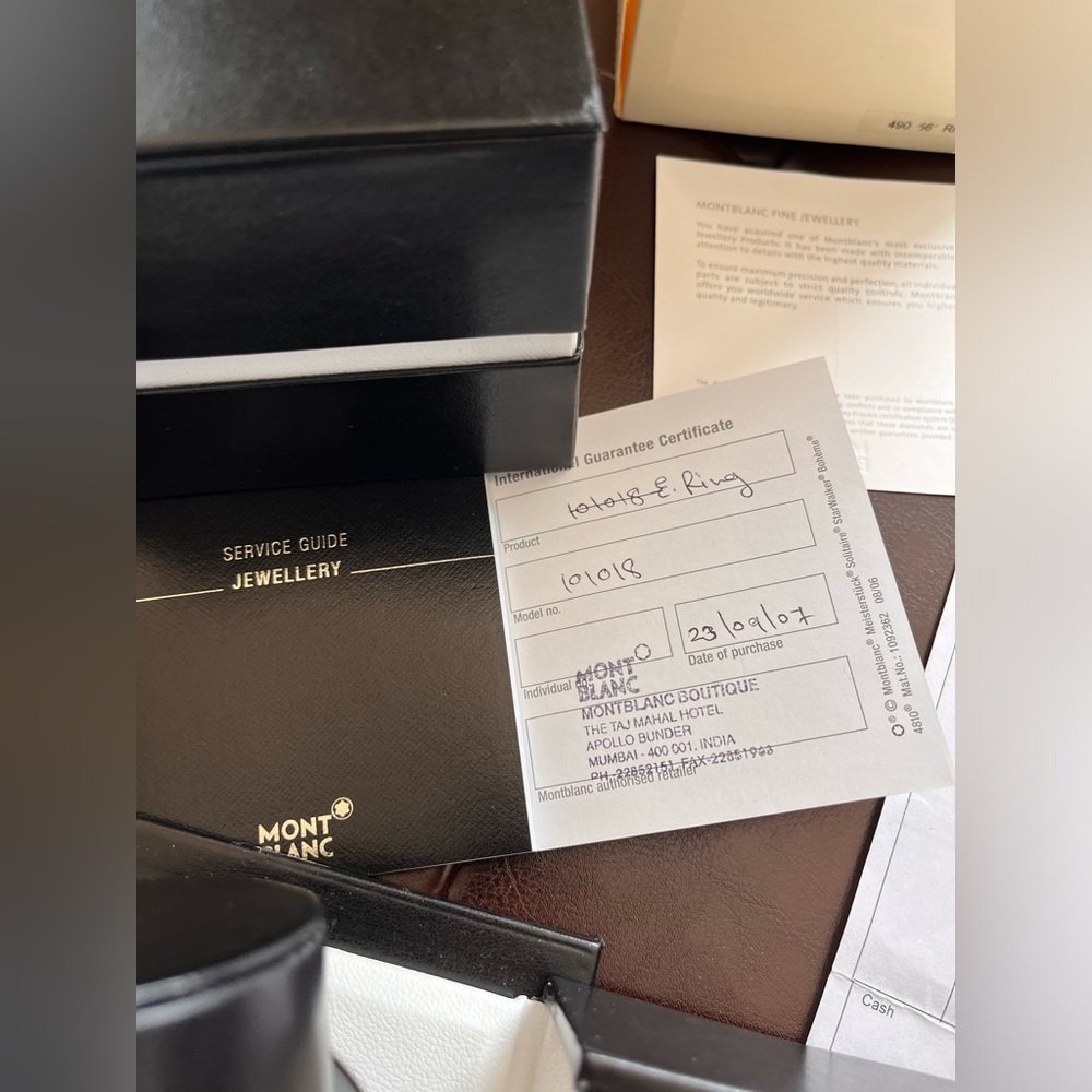 Authentic MONT BLANC eternity ring - Picture 2 of 9
